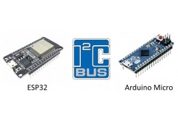ESP32 and Atmega32u4 (Arduino micro) via I2C
